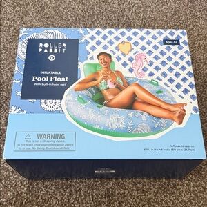 Roller Rabbit X TARGET Inflatable Pool Float - Light Blue & Green